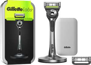 Rasoir Gillette Exfoliant Labs avec manches + 2 recharges + socle + étui de voyage (via ODR 15€)