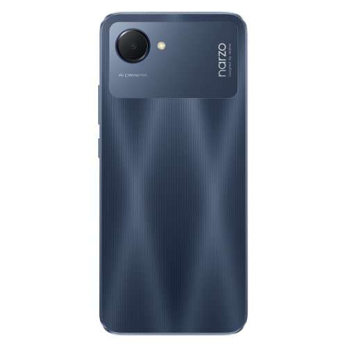 Smartphone 6.5" realme Narzo 50i Prime - Unisoc T612, 3 Go de Ram, 32 Go, 5 000 mAh, Ultra Fin 8,5 mm, Bleu Sombre