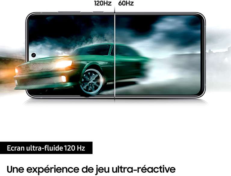 Smartphone 6.4" Samsung S21 FE 5G - 128go (via ODR de 100€ et 160€ sur la carte + 105€ offerts en bon d'achat)