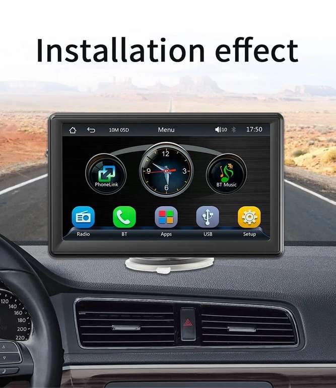 Écran externe pour Android Auto / Apple CarPlay