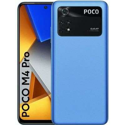 Smartphone 6.43" Xiaomi Poco M4 Pro - 8 Go de Ram, 256 Go, 4G Bleu (vendeur tiers)