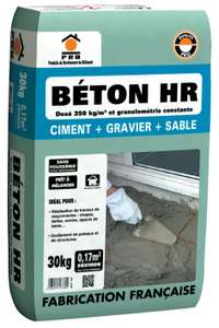 Paquet de Béton sans poussière Prêt emploi gris PRB - 30 kg