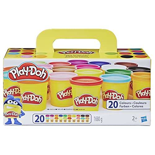Play-Doh Pack de 20 pots de pâte à modeler (A7924)