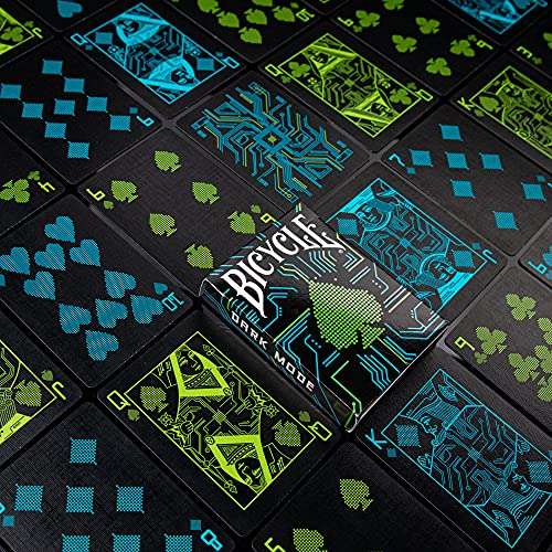 Cartes à jouer et cartes de magie Bicycle - Jeu de 54 Cartes à Jouer - Créatives - Dark Mode