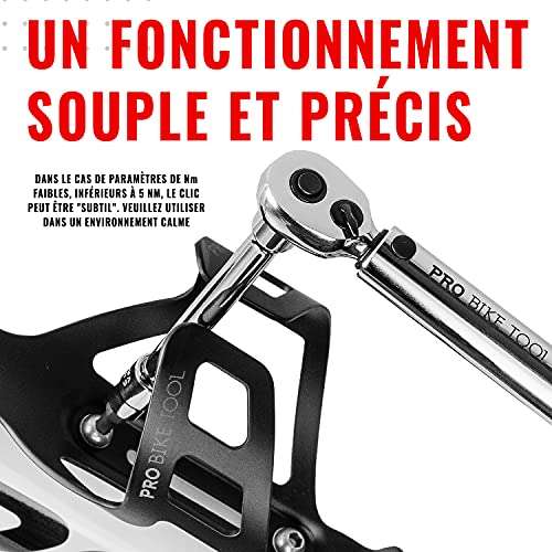 Clé dynamométrique Pro Bike Tool - 2-20 Nm (vendeur tiers, via coupon)