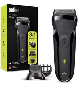 Rasoir électrique 3en1 Braun Series 3 Shave & Style Noir pour Homme