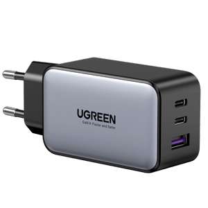 Chargeur Ugreen 65W GaN tech 2x USB C, 1x USB A