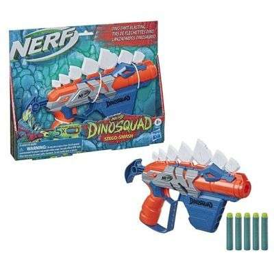 Blaster NERF DinoSquad Stegosmash - Design de stégosaure, 5 fléchettes