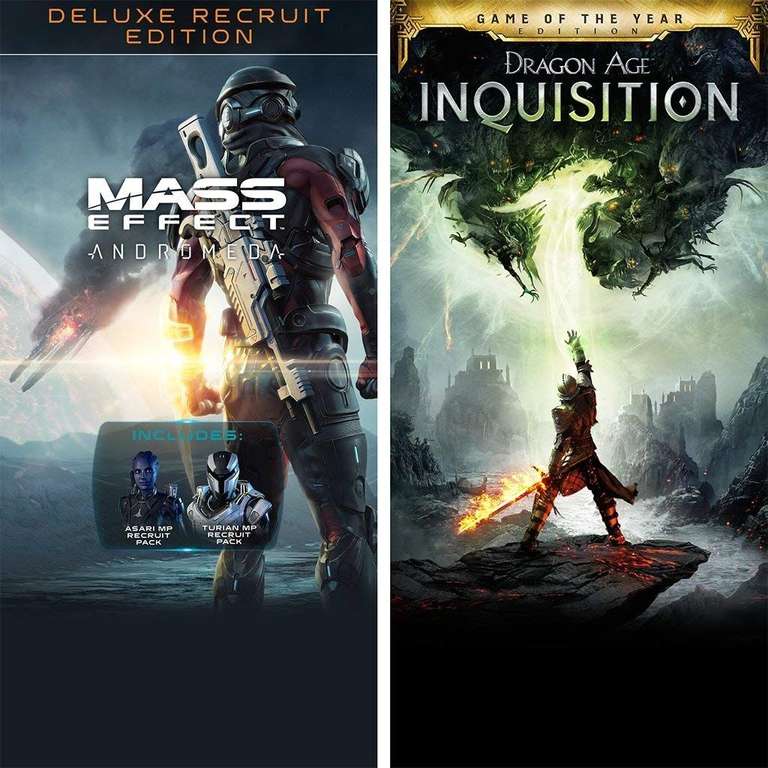 The BioWare Bundle: Mass Effect: Andromeda Deluxe + Dragon Age: Inquisition GOTY sur Xbox One & Series (Dématérialisé - Store Argentine)