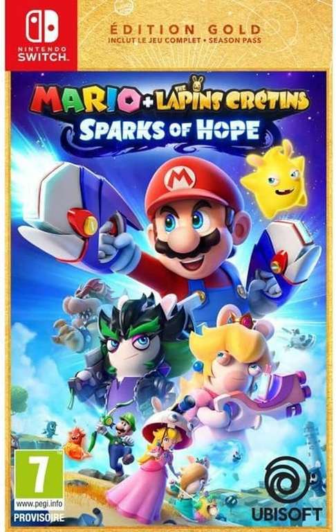 Mario + The Lapins Crétins Sparks of Hope Gold Édition sur Switch