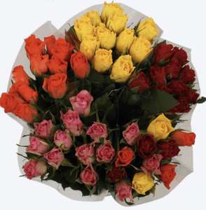 Bouquet de 11 roses (certifiées Fairtrade) - différents coloris au choix