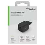 Chargeur secteur Belkin 45w - 2 ports USB-C (Via ODR de 9€)