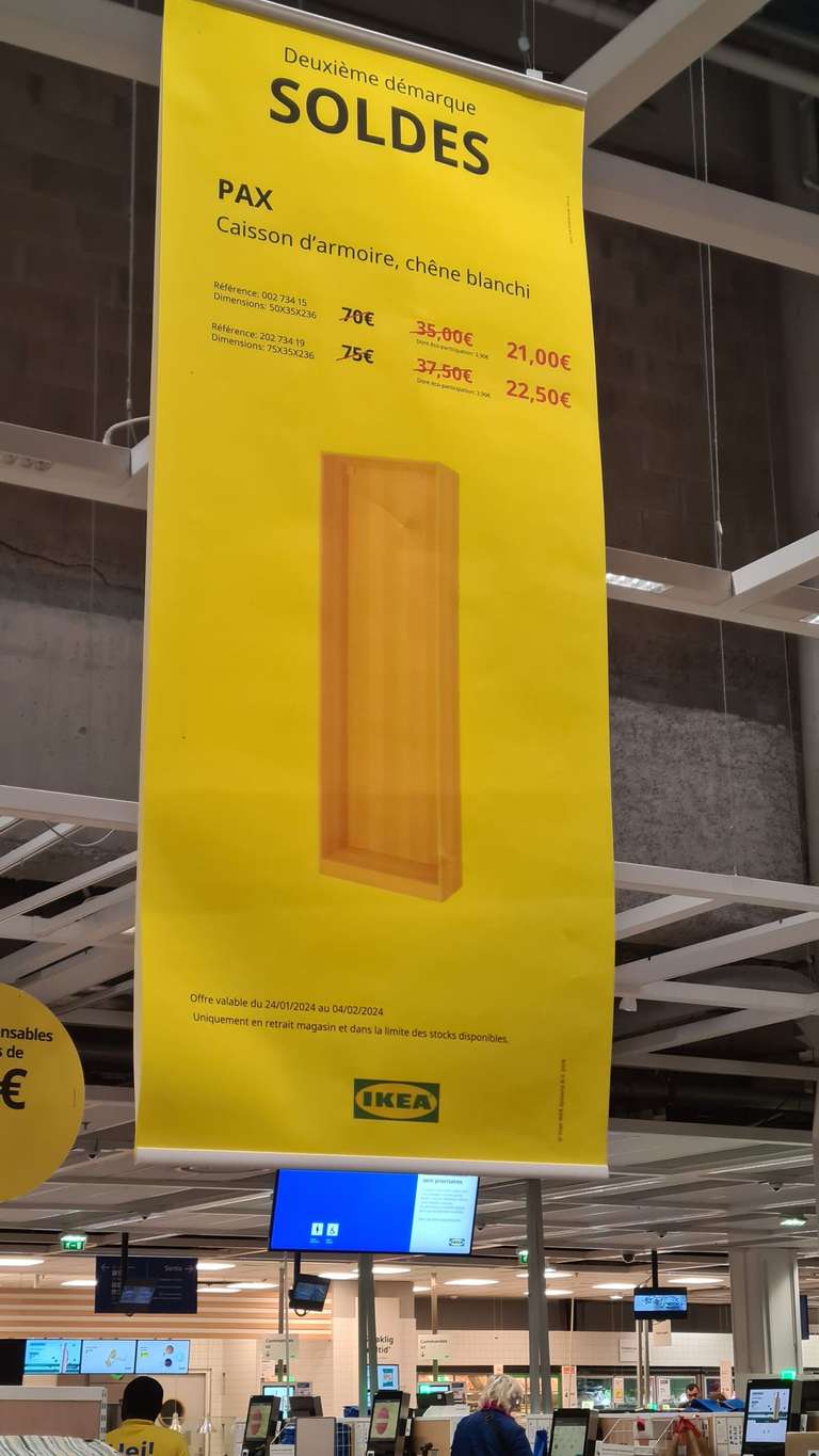 Caisson d'armoire PAX IKEA 50x35x236 - Plaisir (78)