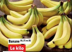 Banane (Catégorie 1 - Calibre P20) - 1Kg