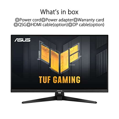 Ecran PC 31.5" Asus TUF Gaming VG32AQA1A - WQHD (‎2560 x 1440), 170 Hz, VA, HDR, 1 ms (MPRT) FreeSync Premium