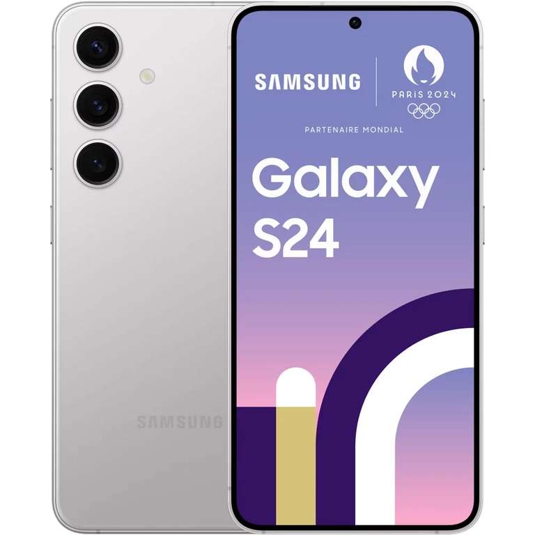 Smartphone 6.1" Samsung Galaxy S24 (128 Go) + Tablette 11" Galaxy Tab A9+ WiFi (128 Go) - Via Formulaire & Bonus reprise
