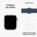 Montre Connectée Apple Watch Series 9 - 41mm, Bracelet bleu