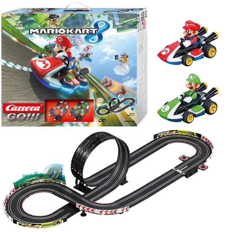 Circuit de voitures électriques Nintendo Mario Kart 8 Carrera Go