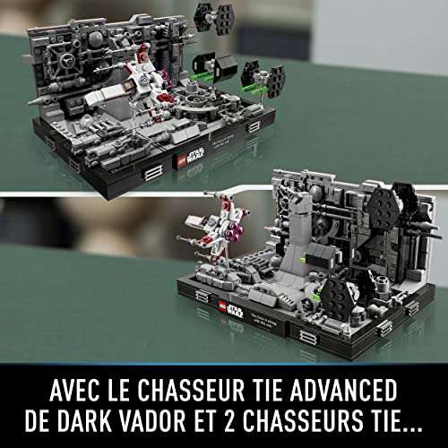 Lego Star Wars - Diorama de la poursuite dans les tranchées de l’Étoile de la Mort (75329)