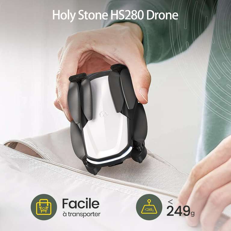 Drone Pliable Holy Stone HS280 avec Caméra 1080P (Via Coupon - Vendeur Tiers)