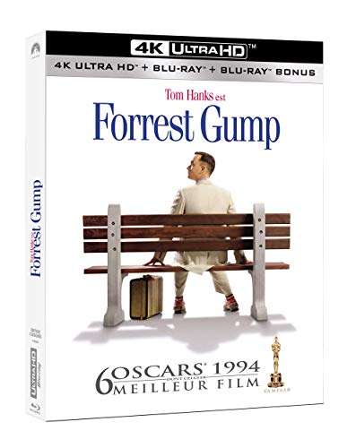 Blu-Ray 4K UHD + Blu-Ray + Bonus : Forrest Gump