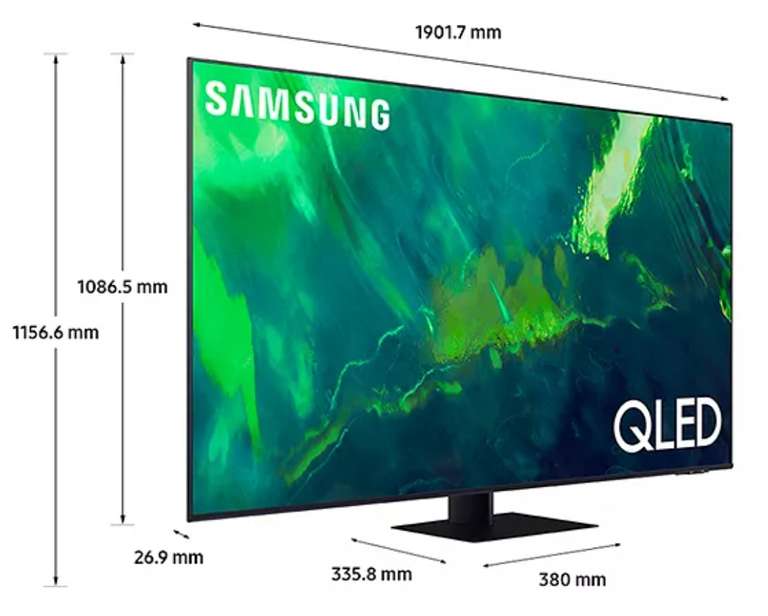 [Adhérents] TV 85" Samsung QE85Q70A - QLED, 4K, 120Hz, HDMI 2.1, Quantum HDR, Micro Dimming Supreme, FreeSync Premium, Smart TV + 240€ en CC