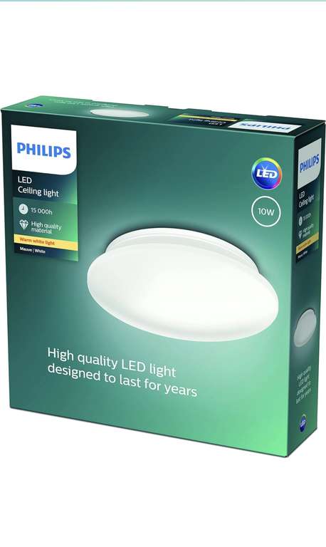 Plafonnier Philips CL200 Diamètre 25 cm | 10 watts | 900 lumens