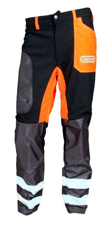 Pantalon de travail noir et orange Oregon - Tailles S et L à XXL