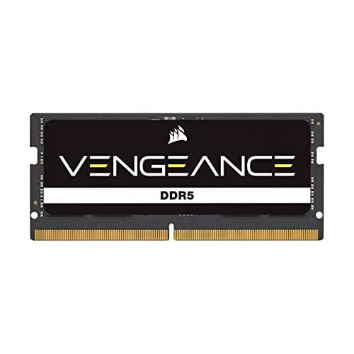 Barrette de mémoire RAM SO-DIMM Corsair Vengeance (CMSX32GX5M1A4800C40) - 32Go, DDR5, 4800 MHz (Amazon UK)