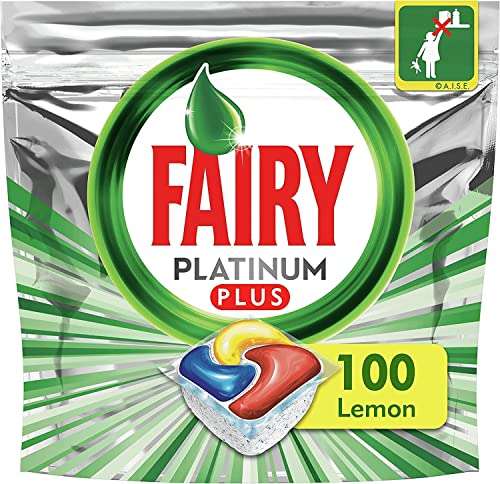 Lot de 100 tablettes lave vaisselle Fairy Platinum Plus Tout-en-1