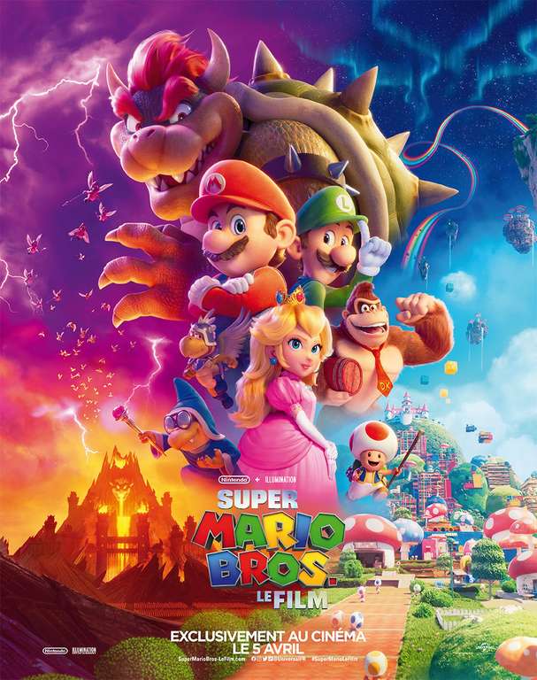 Séance de cinéma gratuite: Super Mario Bros, le film - Feyzin (69)