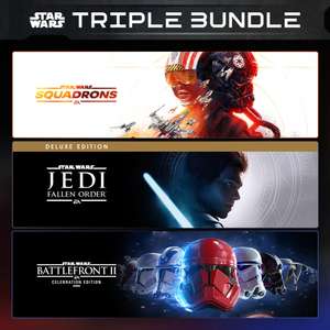 Triple Pack EA Star Wars: Squadrons + FO Deluxe + Battlefront II Célébration sur Xbox One & Series XIS (Dématérialisé - Store Turquie)