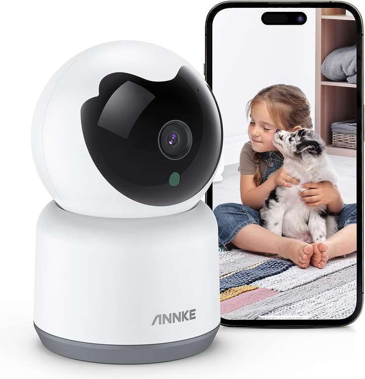Caméra Surveillance WiFi Intérieur, Caméra WiFi pour Bébé Animal