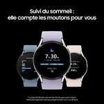 [Prime Student] Montre connectée Intelligente Samsung Galaxy Watch 5 - 4G, 44mm, Blanc (via ODR de 50€)