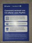 5€ de réduction dès 30€ d'achats sur Carrefour.fr avec Paypal (Offre limitée aux 12 000 premières commandes)