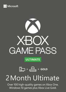 2 mois d'abonnement Xbox Game Pass Ultimate (non cumulable)