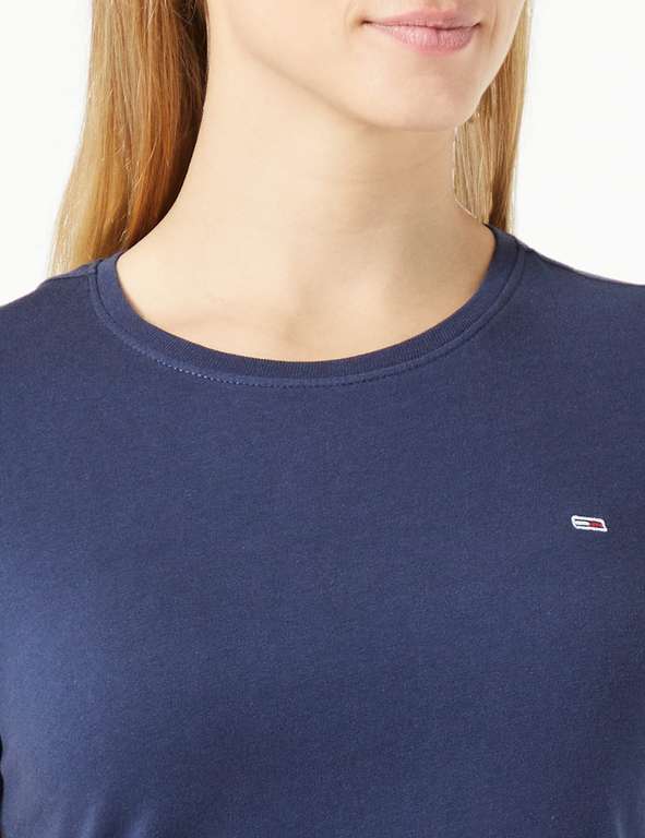 T-Shirt Femme Manches Courtes Tommy JeansTJW Soft Encolure Ronde