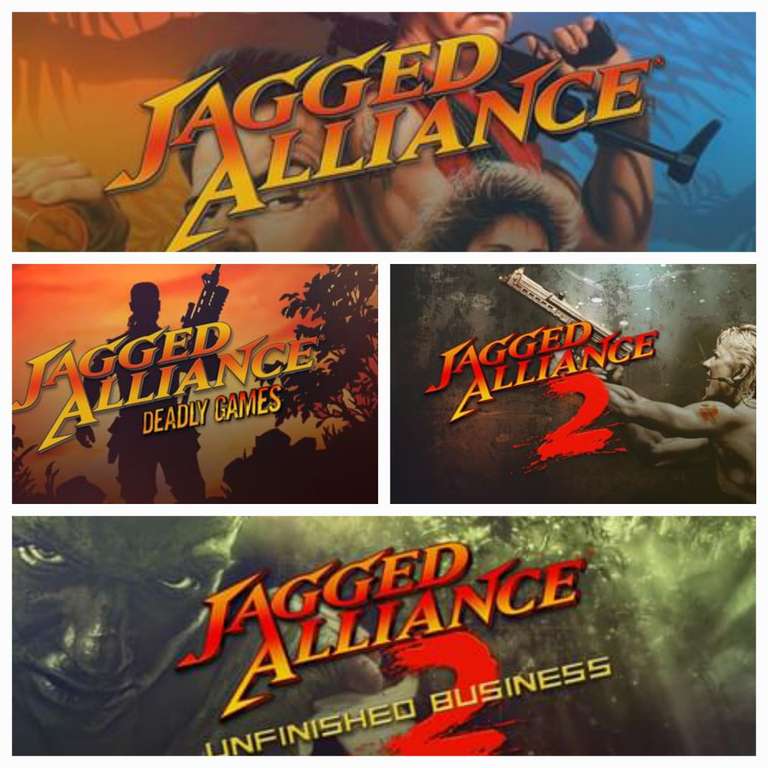 Saga Jagged Alliance en promotion - Ex : Jagged Alliance, Jagged Alliance 2 sur PC (Dématérialisé)