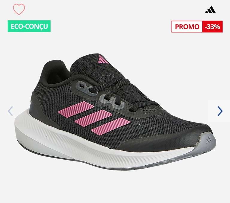 Chaussures de Running enfant à lacets Adidas RunFalcon 3 Sport - Plusieurs Coloris & Tailles Disponibles