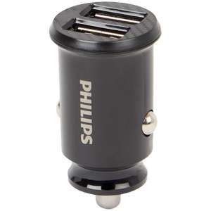 Double chargeur de voiture USB Philips - 12 watts