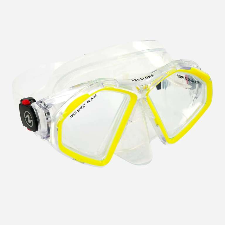 Masque de Plongée Aqualung, Hawkeye, Transparent & jaune
