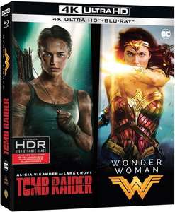 [Blu-Ray 4K UHD] Coffret Tomb Raider (2018) + Wonder Woman - Collection de 2 films
