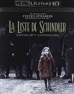 Blu-ray 4k La Liste de Schindler - Édition 25ème anniversaire