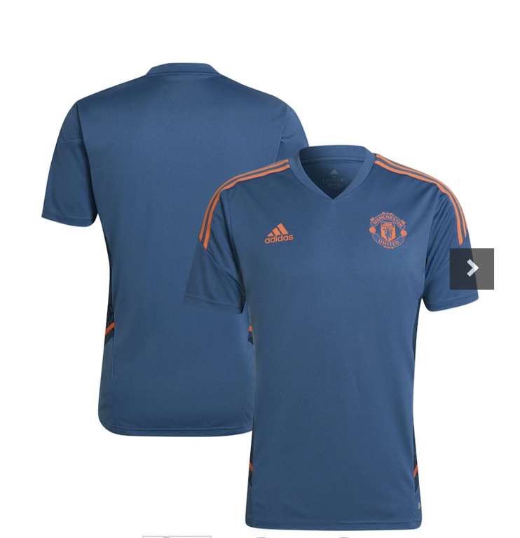 Manchester United Training Jersey - Navy, taille M au 3XL (store.manutd.com)