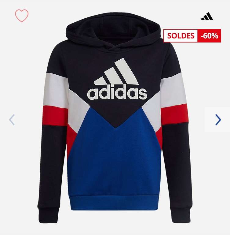 Sweatshirt à capuche Adidas garçon B CB FL D