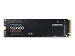 SSD interne M.2 NVMe Samsung 980 (MZ-V8V1T0BW) - 1 To, TLC 3D, Jusqu'à 3500-3000 Mo/s (+ 2.65€ en RP - Boulanger via retrait magasin)