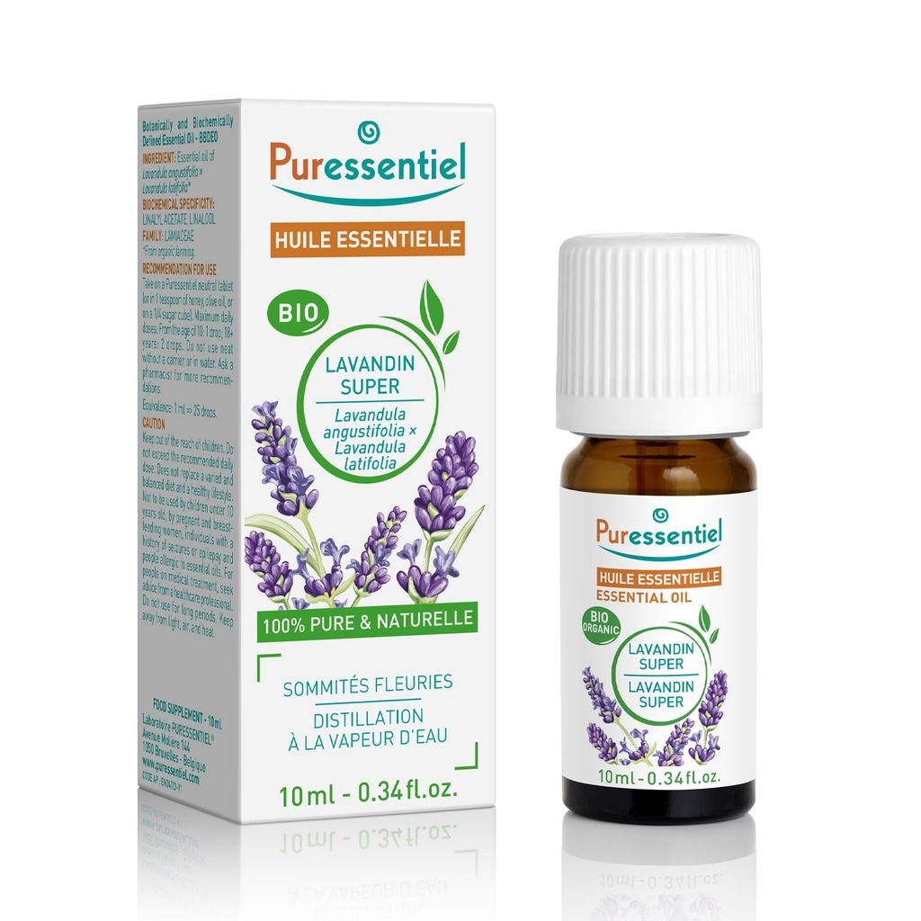 Flacon de 10ml d'Huile Essentielle Puressentiel Lavandin Super Bio