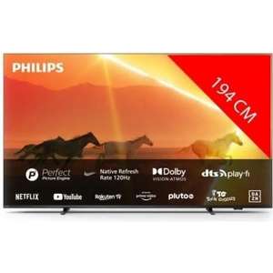 TV Ambilight 65" Philips 65PML9008 - miniLED, 120hz, smart TV (+10% à cagnotter pour les membres CDAV) - Vendeur tiers