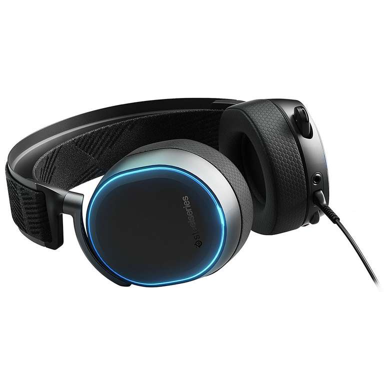 Casque-Micro gaming filaire SteelSeries Arctis Pro - DTS Headphone:X v2.0, Rétroéclairage RGB, Noir (+ 30€ à cagnotter pour les CDAV)