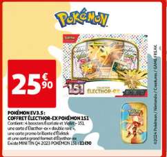 Coffret Pokémon Ev3.5 : Électhor-Ex Pokémon 151